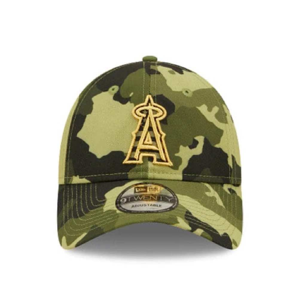 LOS ANGELES ANGELS 2022 ARMED FORCES 9TWENTY ADJUSTABLE CAMO